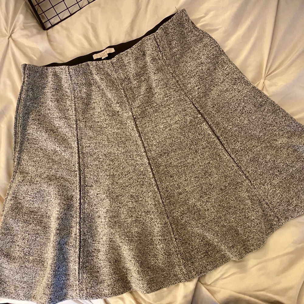 LOFT Heather grey skirt, NWT